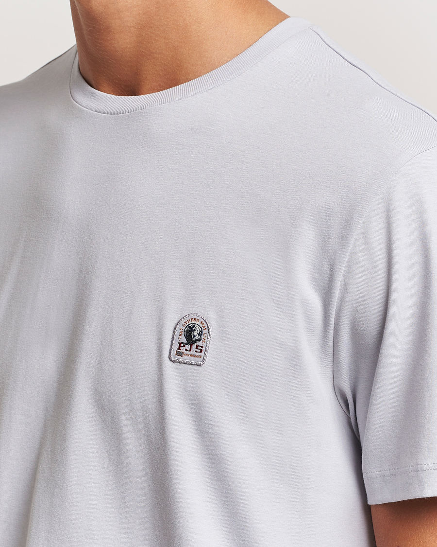 Herr | T-Shirts | Parajumpers | Basic Patch T-Shirt Lunar Rock