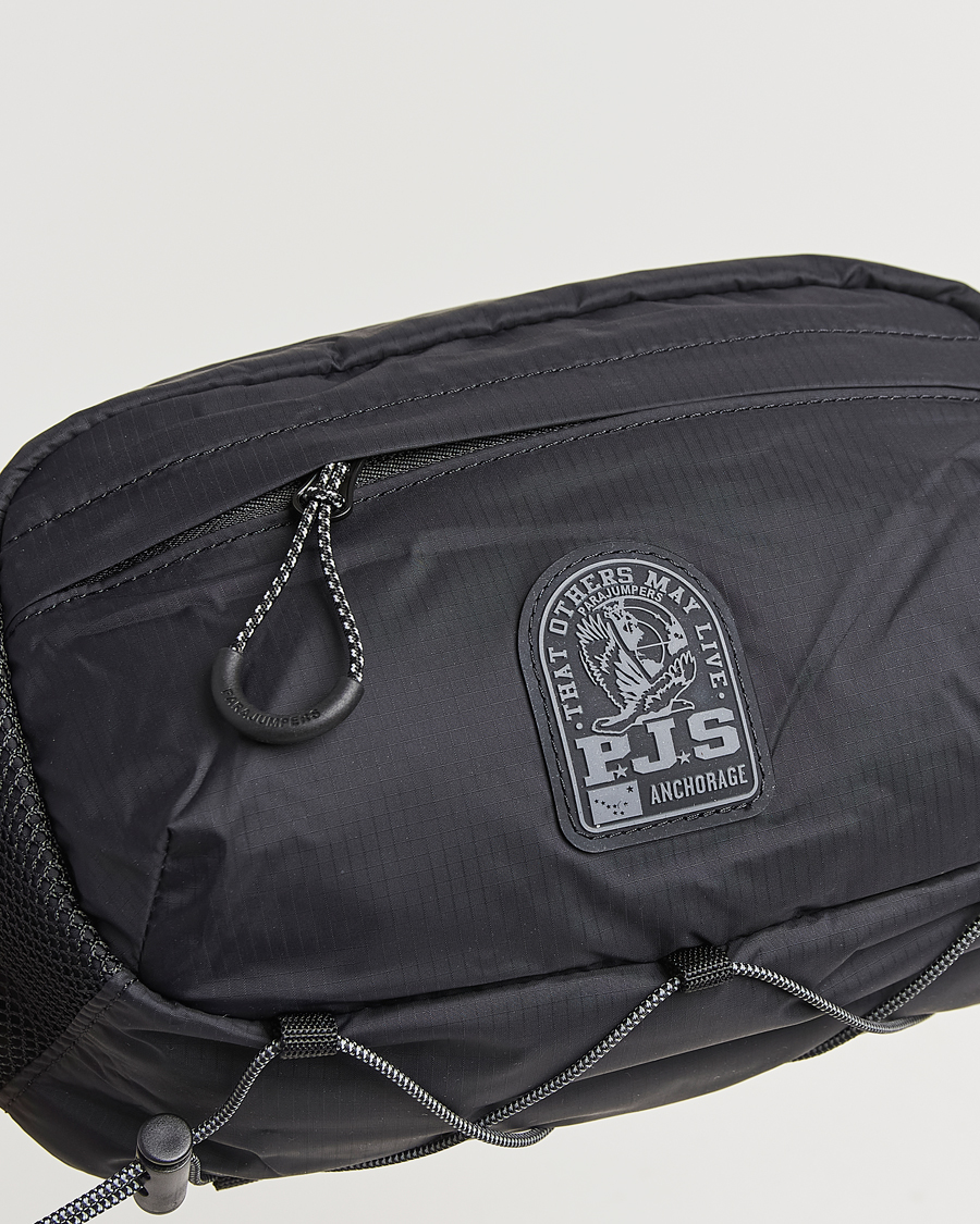Herr | Parajumpers Edric Nylon Ripstop Washbag Black | Parajumpers | Edric Nylon Ripstop Washbag Black