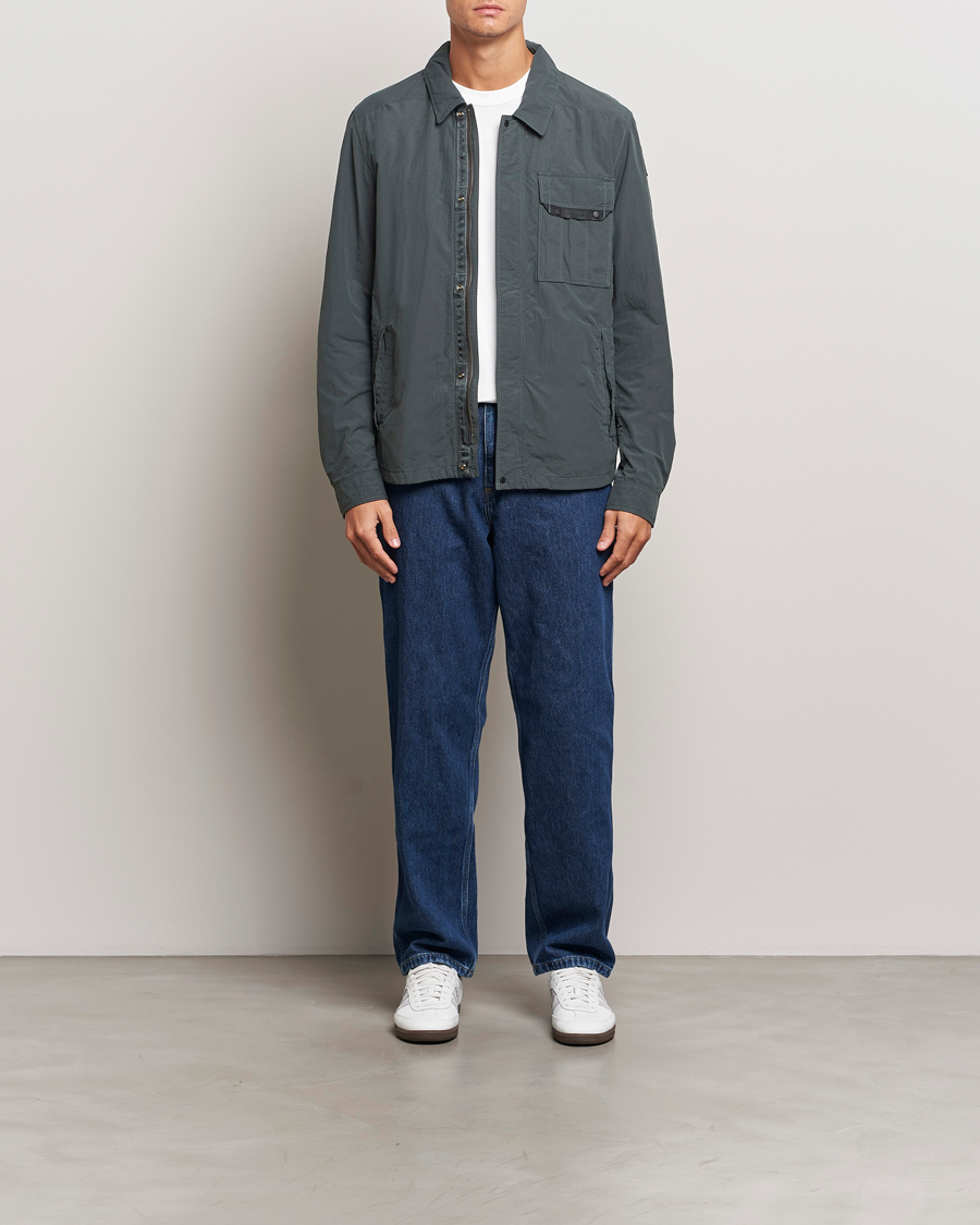 Herr | Jackor | Parajumpers | Miura Peached Poplin Shirt Jacket Green Gables