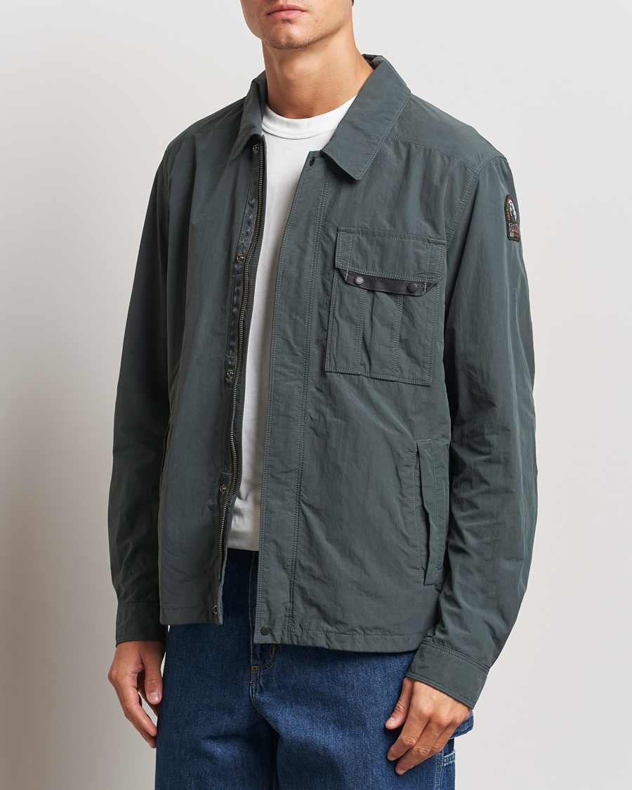 Herr | Jackor | Parajumpers | Miura Peached Poplin Shirt Jacket Green Gables