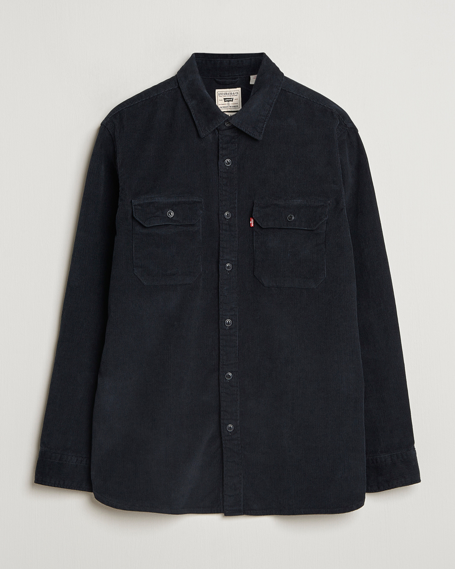 Herr | Skjortor | Levi's | Jackson Corduroy Worker Shirt Jet Black