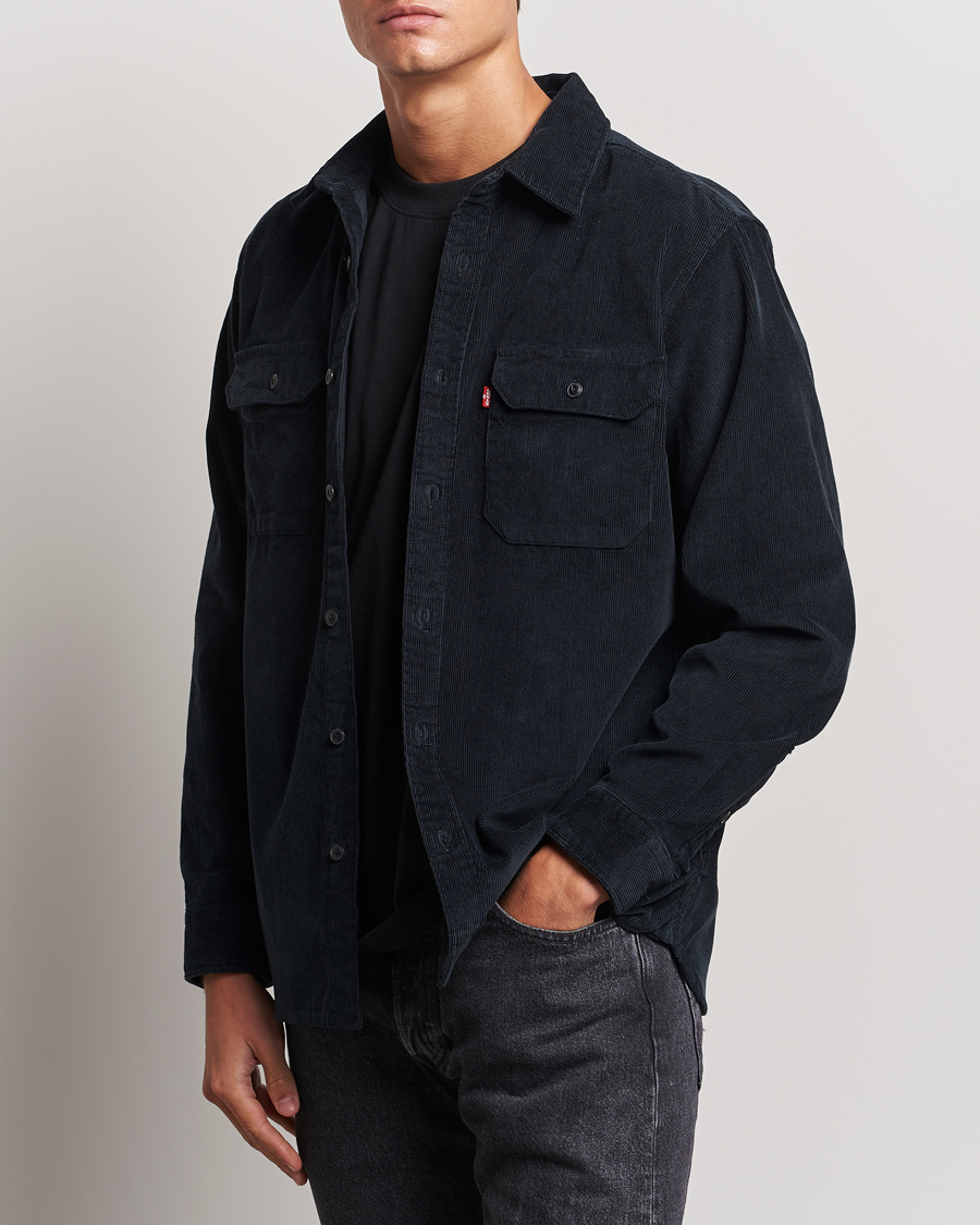 Herr | Skjortor | Levi's | Jackson Corduroy Worker Shirt Jet Black