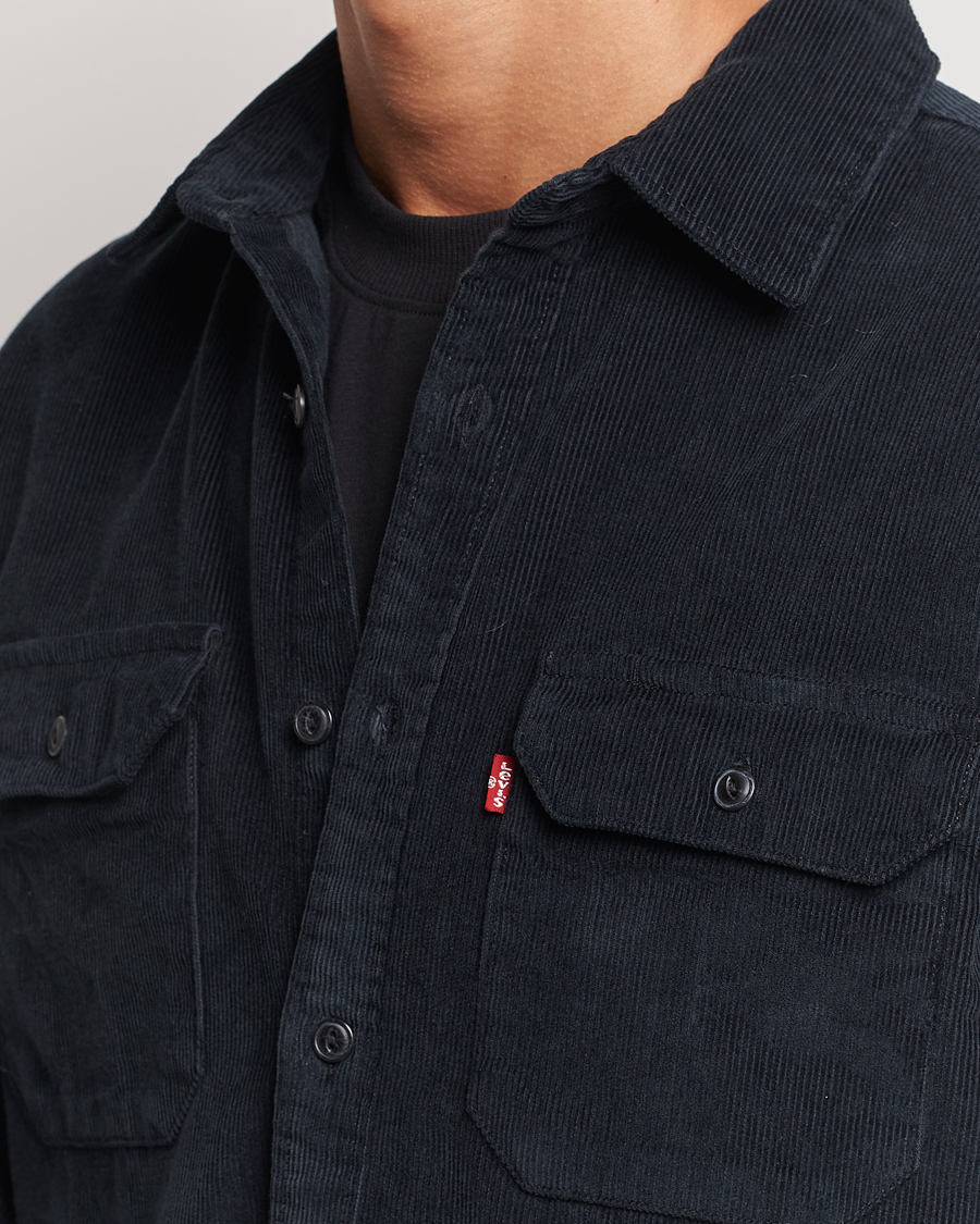 Herr | Skjortor | Levi's | Jackson Corduroy Worker Shirt Jet Black