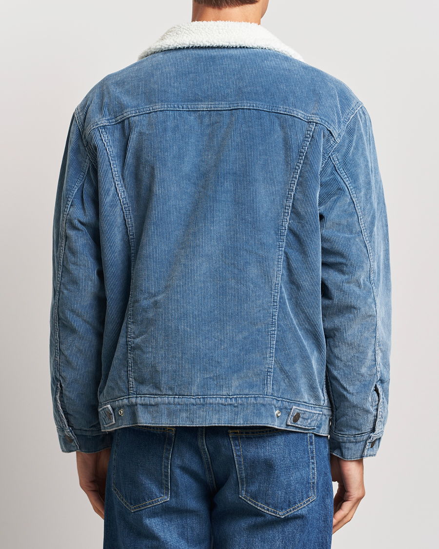 Herr | Jackor | Levi's | Relaxed Fit Sherpa Trucker Blue Spring