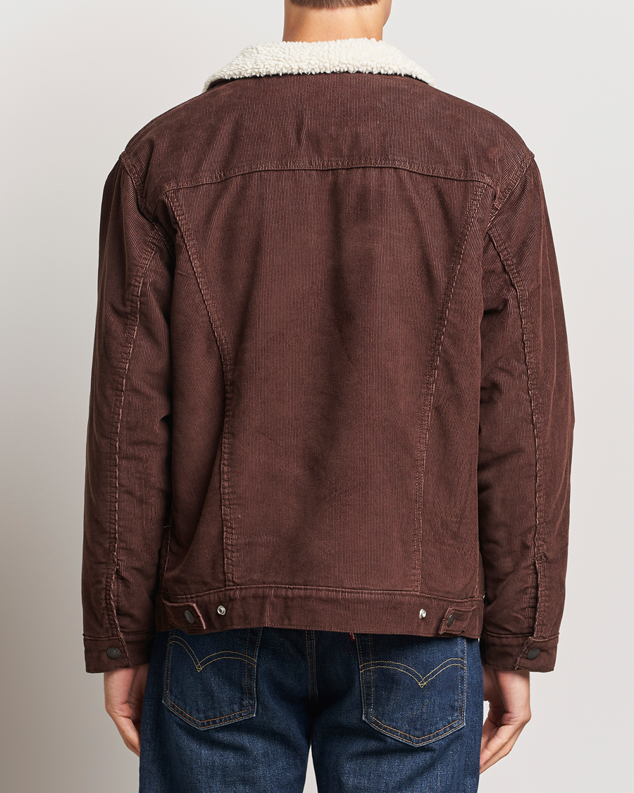 Herr | Jackor | Levi's | Relaxed Fit Sherpa Trucker Chicory Coffee