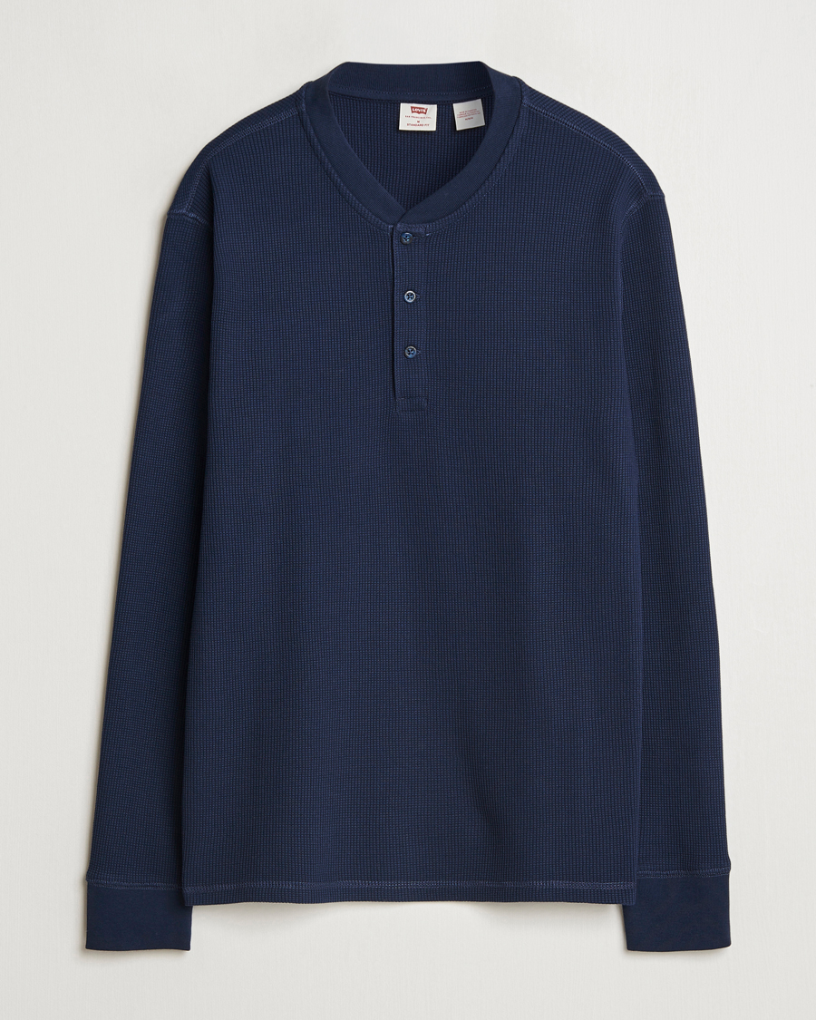 Herr | Tröjor | Levi's | Thermal Henley Navy Blazer