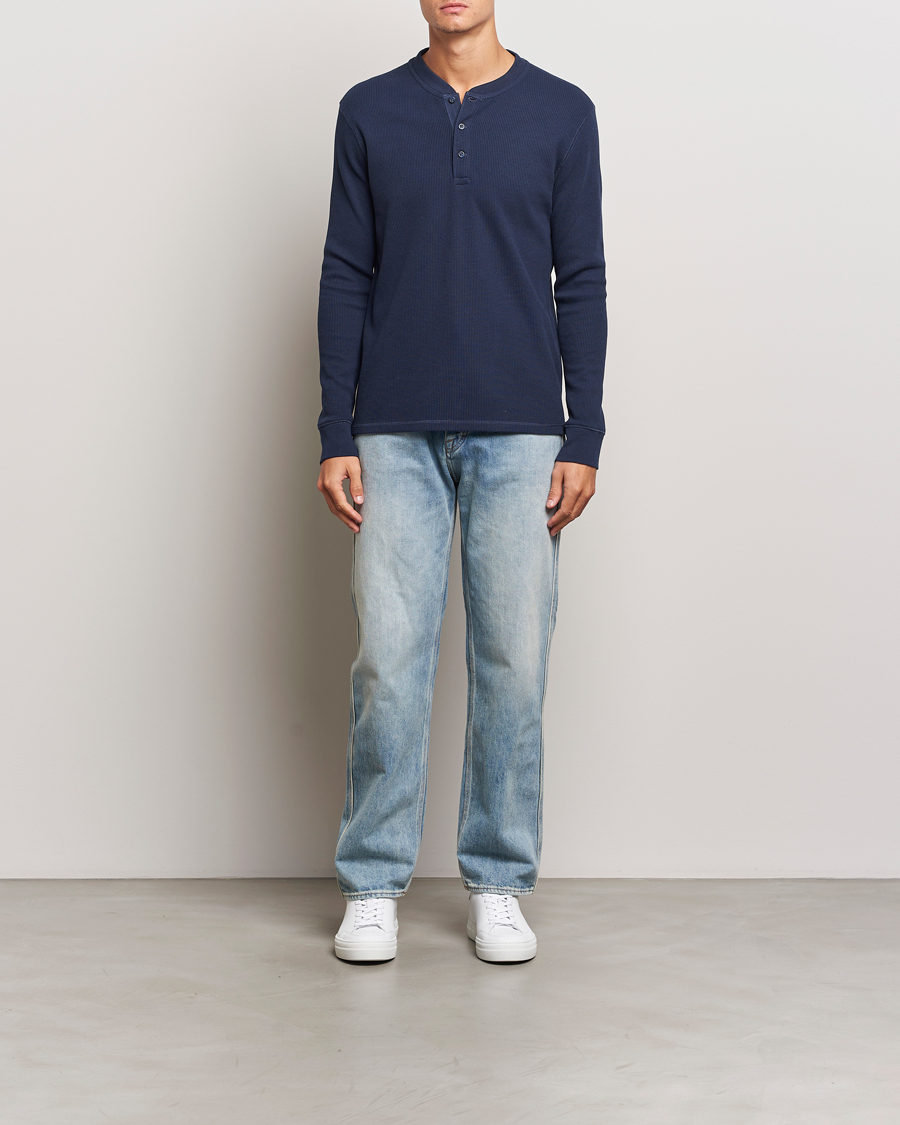 Herr | Tröjor | Levi's | Thermal Henley Navy Blazer