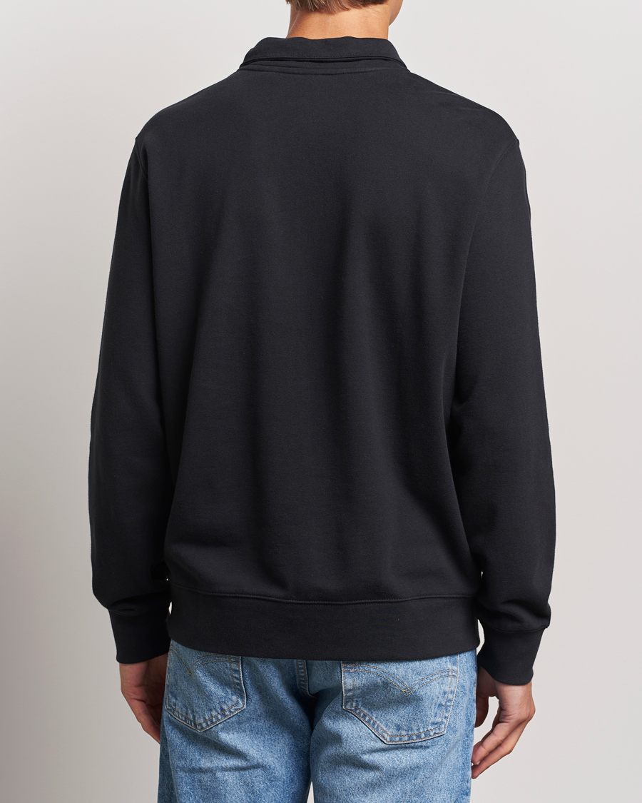 Herr | Tröjor | Levi's | Original Half Zip Sweater Mineral Black
