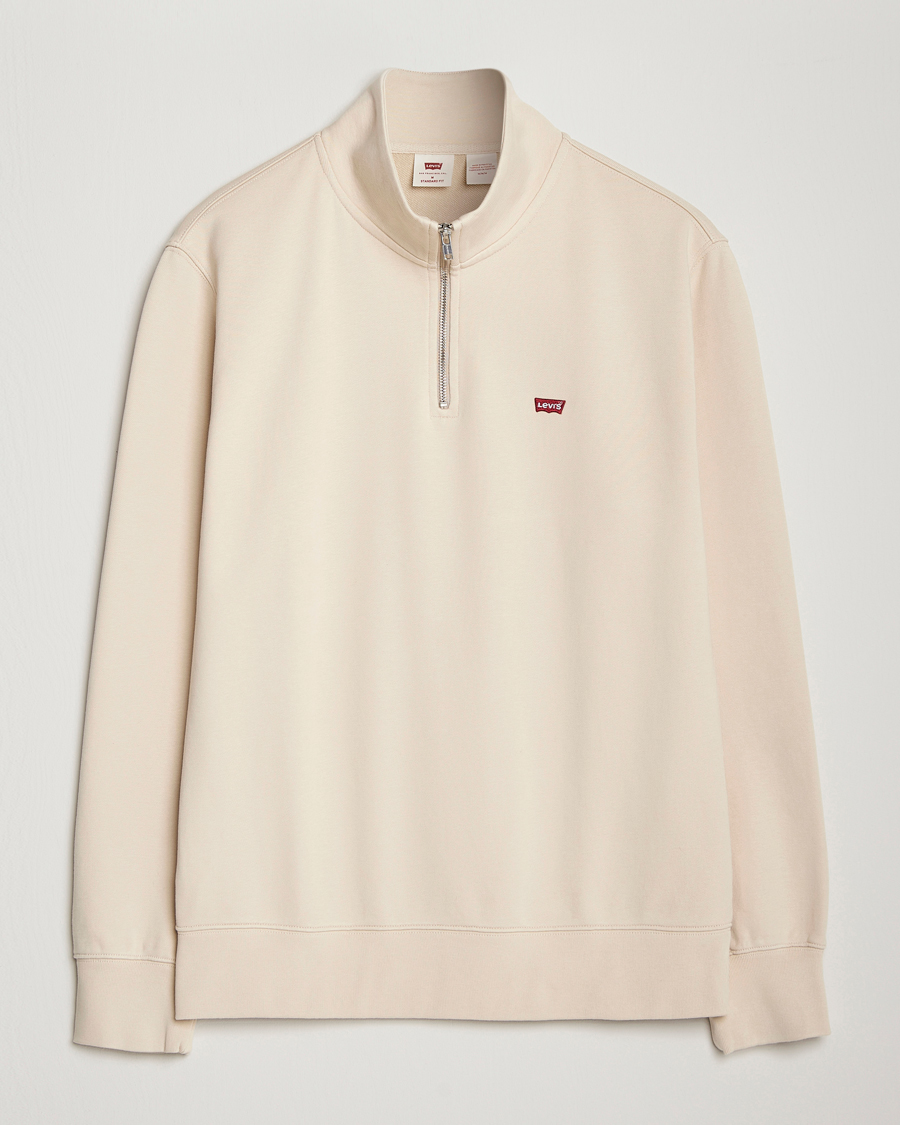 Herr | Tröjor | Levi's | Original Half Zip Sweater Fog