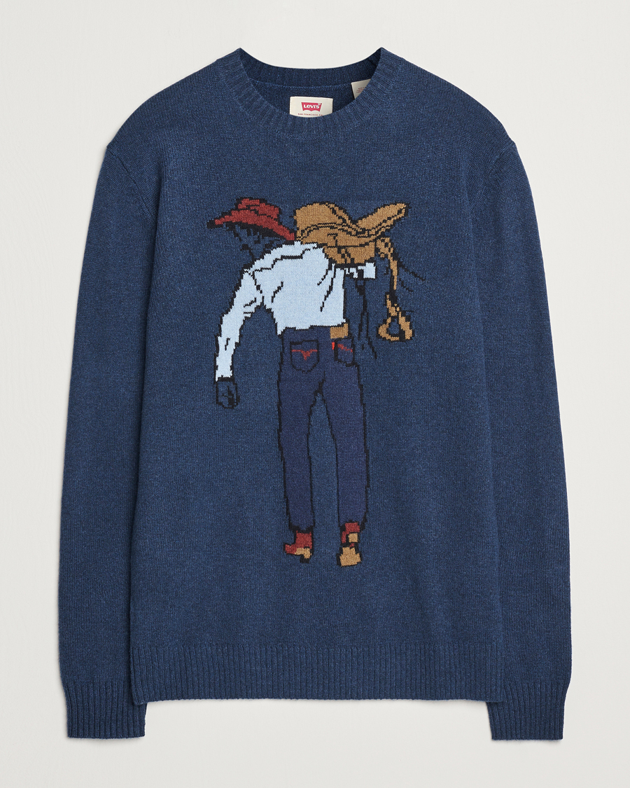 Herr | Tröjor | Levi's | Original Knitted Sweater Sargasso Sea