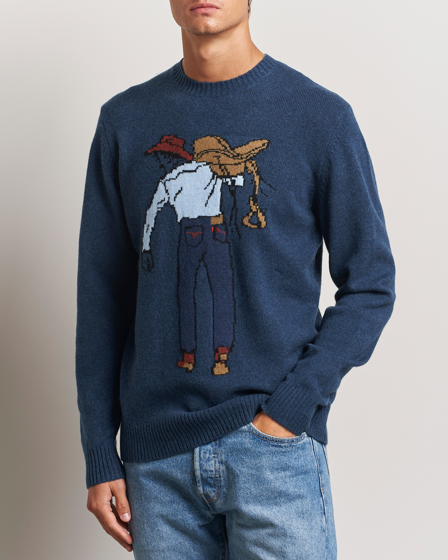 Herr | Tröjor | Levi's | Original Knitted Sweater Sargasso Sea