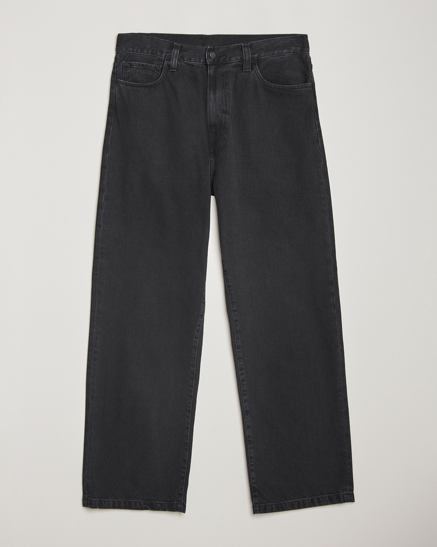 Herr | Jeans | Carhartt WIP | Landon Pant Robertson Denim Black Stone Washed