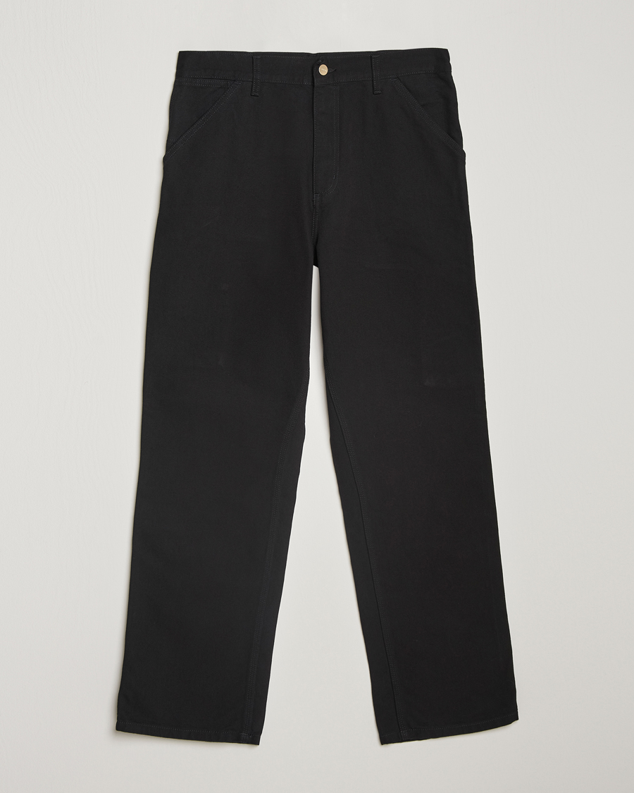 Herr | Byxor | Carhartt WIP | Single Knee Pants Dearborn Canvas Black
