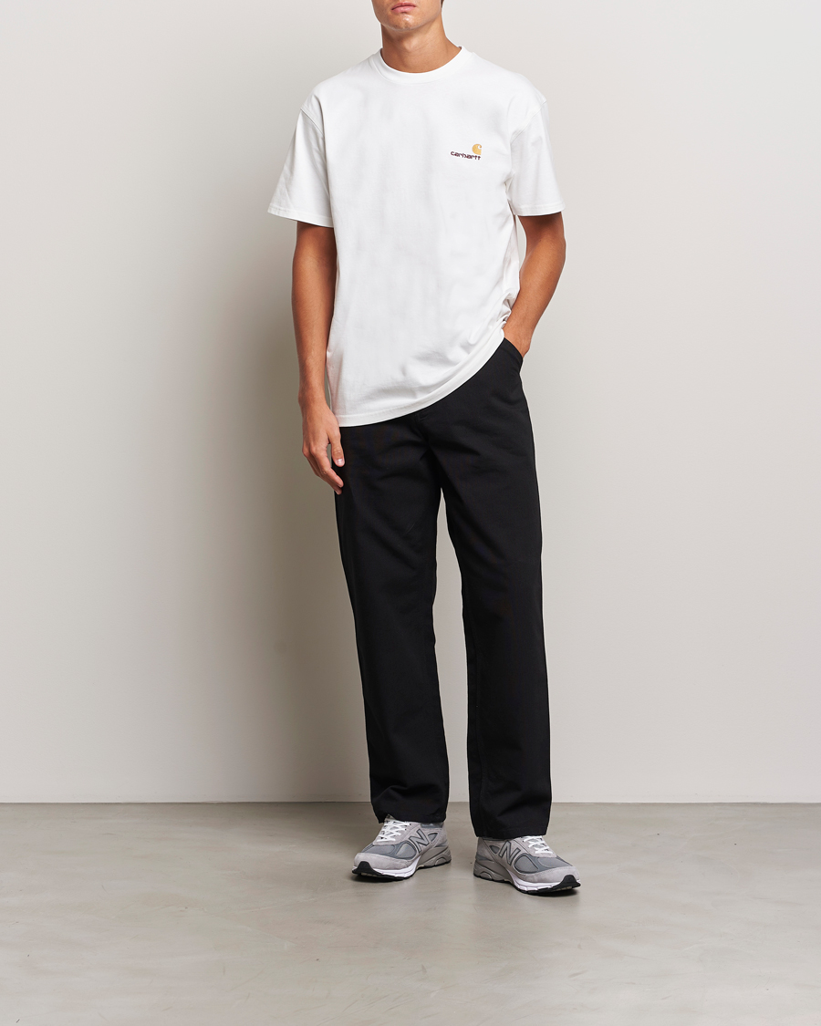 Herr | Byxor | Carhartt WIP | Single Knee Pants Dearborn Canvas Black