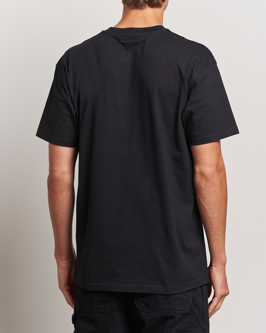 Herr | T-Shirts | Carhartt WIP | American Script Short Sleeve T-Shirt Black