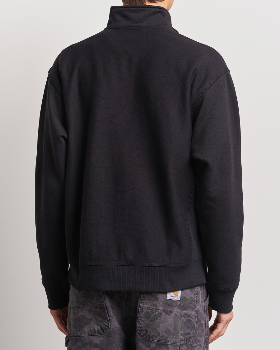 Herr | Tröjor | Carhartt WIP | American Script Half Zip Sweatshirt Black