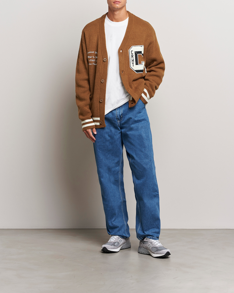 Herr | Tröjor | Carhartt WIP | Brown Ducks Cardigan Hamilton Brown