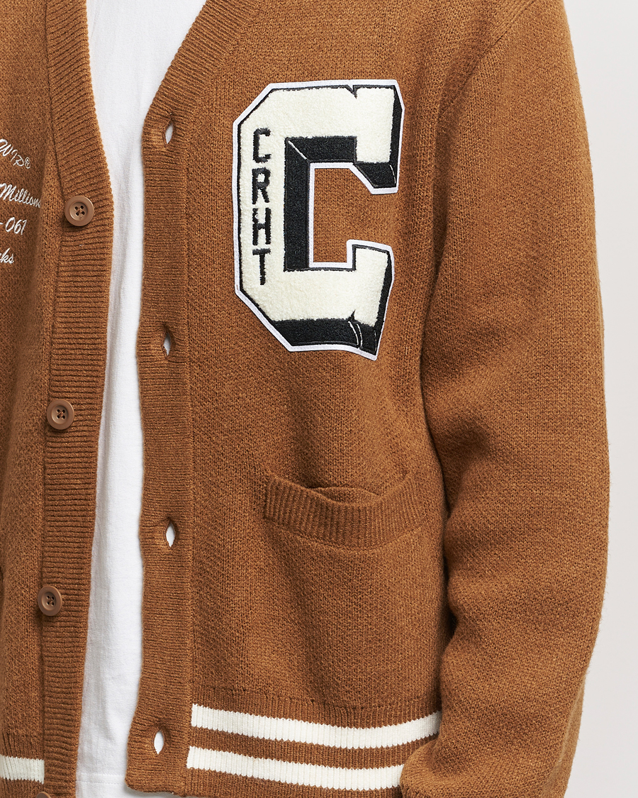 Herr | Tröjor | Carhartt WIP | Brown Ducks Cardigan Hamilton Brown