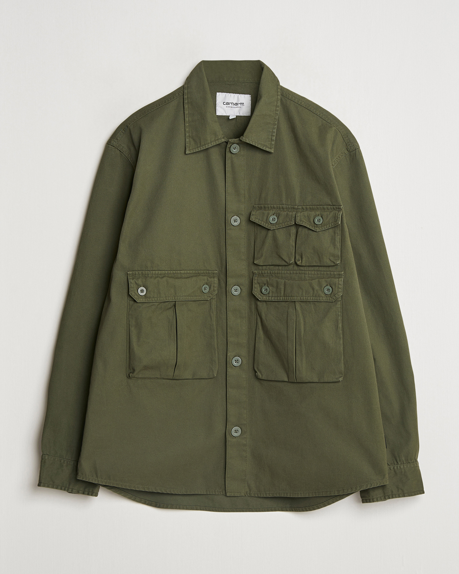 Herr | Skjortor | Carhartt WIP | Tracker Cotton Twill Shirt Office Green