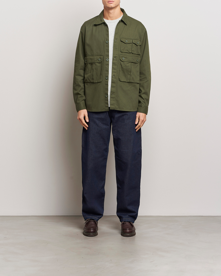 Herr | Skjortor | Carhartt WIP | Tracker Cotton Twill Shirt Office Green