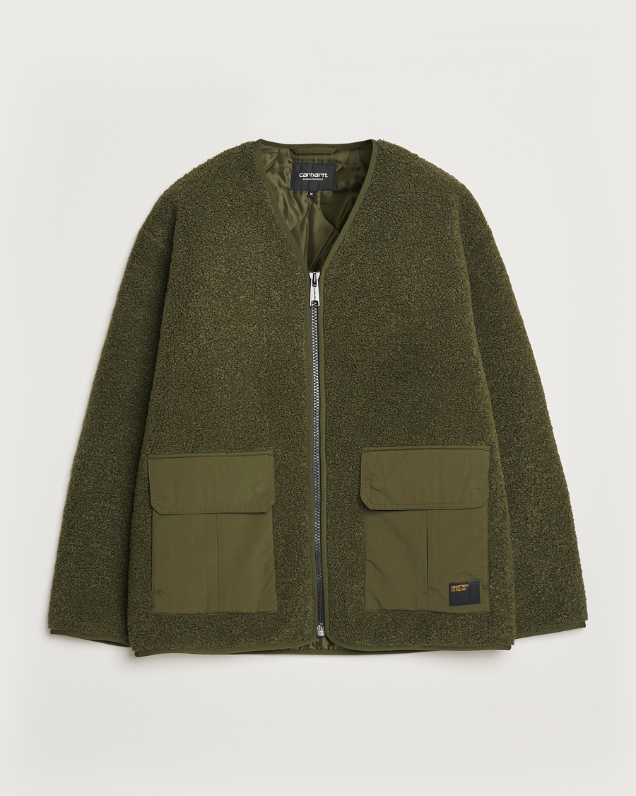 Herr | Tröjor | Carhartt WIP | Devin Pile Liner Office Green