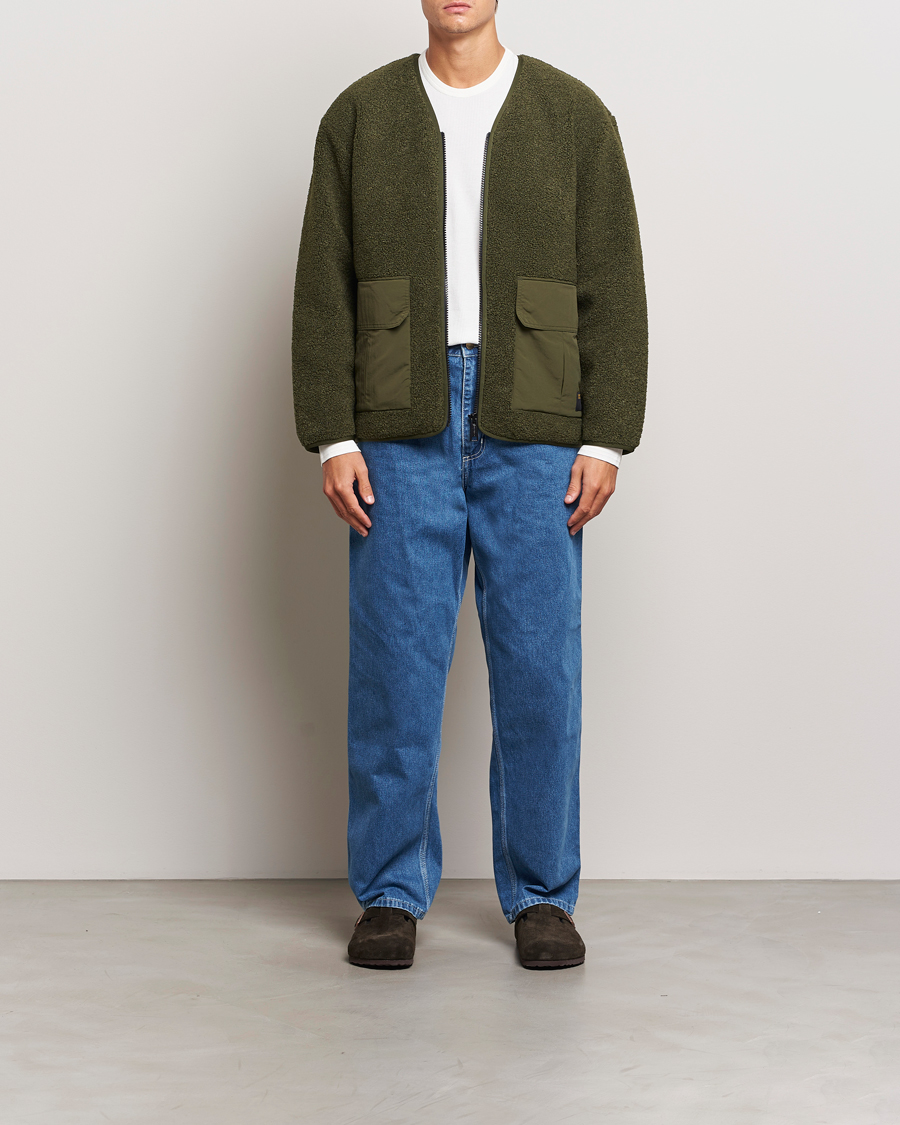 Herr | Tröjor | Carhartt WIP | Devin Pile Liner Office Green