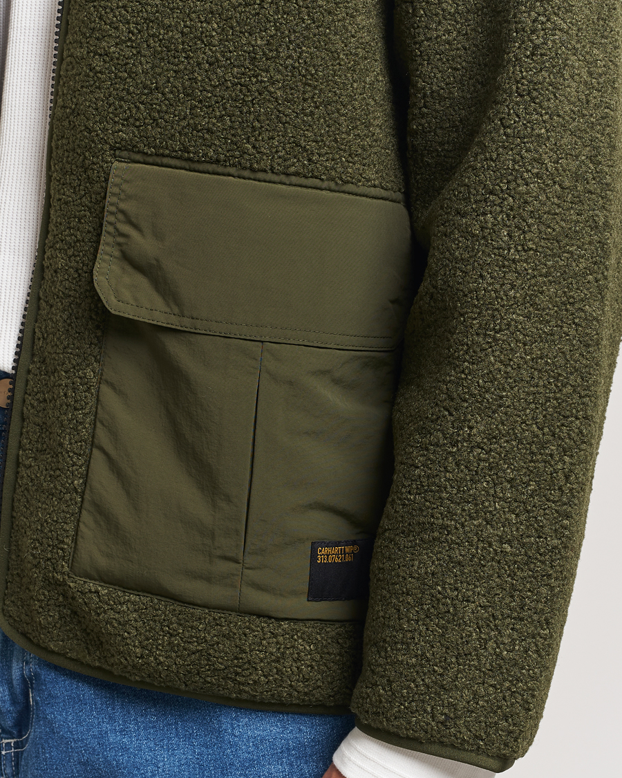 Herr | Tröjor | Carhartt WIP | Devin Pile Liner Office Green