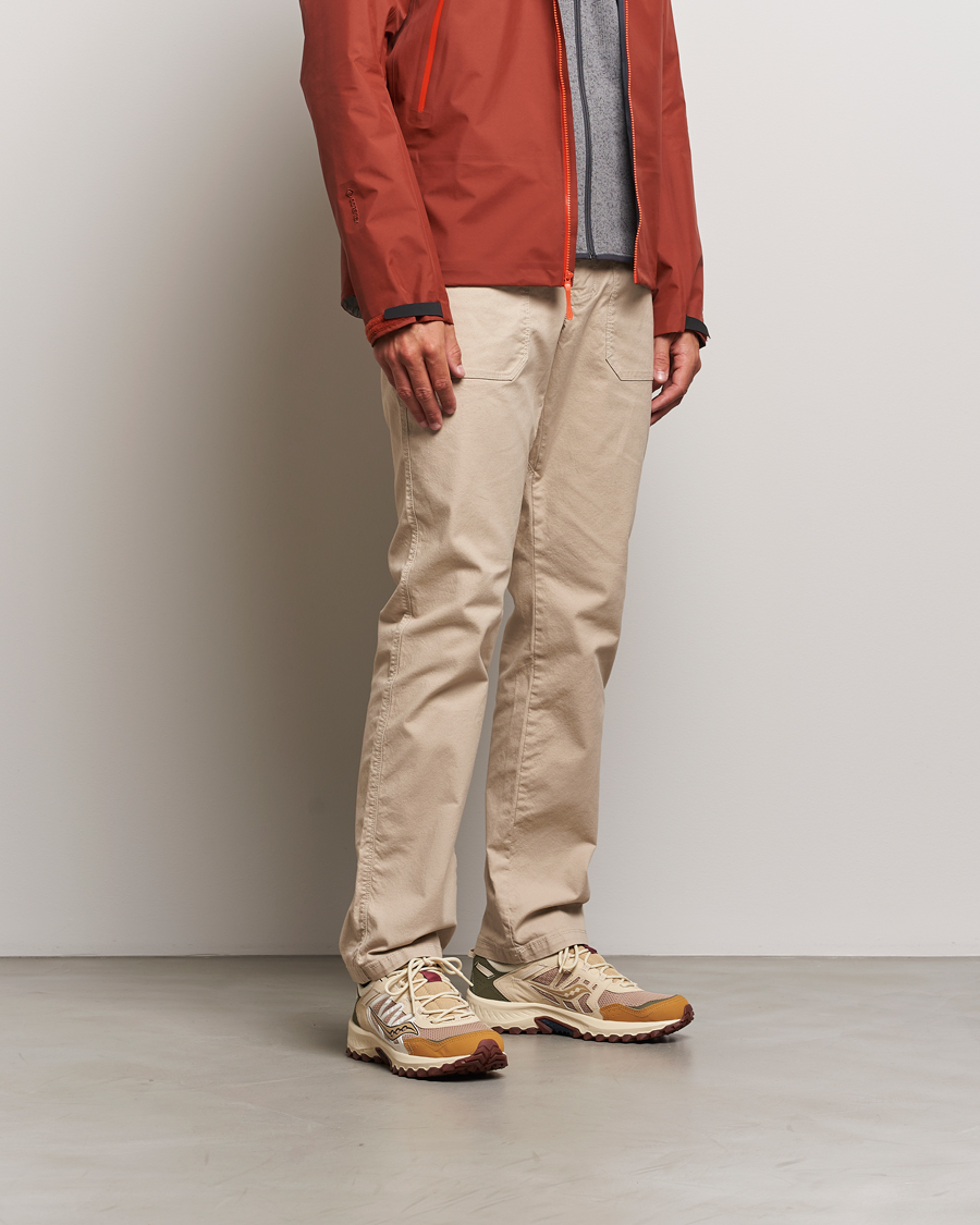 Herr | Saucony Grid Peak Trail Sneaker Tan/Chino Green | Saucony | Grid Peak Trail Sneaker Tan/Chino Green