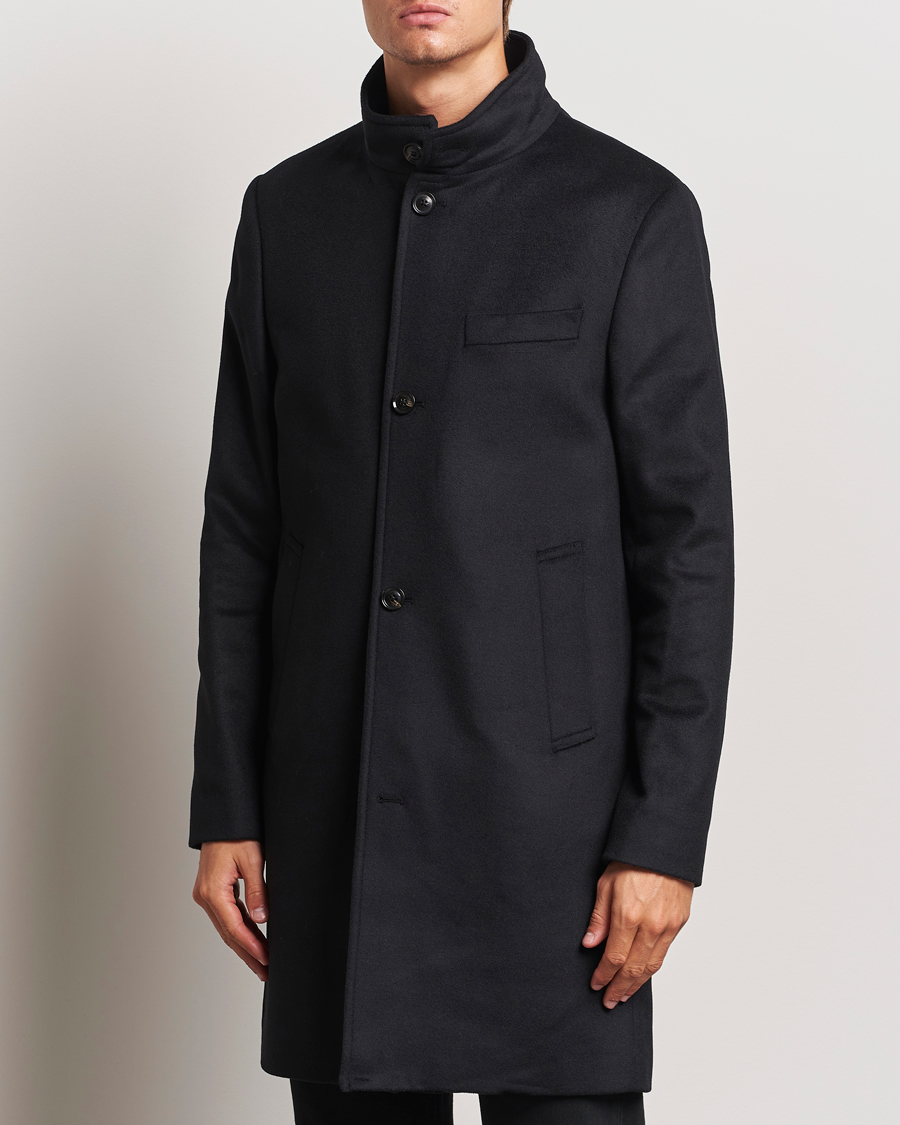 Herr | Jackor | J.Lindeberg | Jesse Melton Cashmere Coat Black