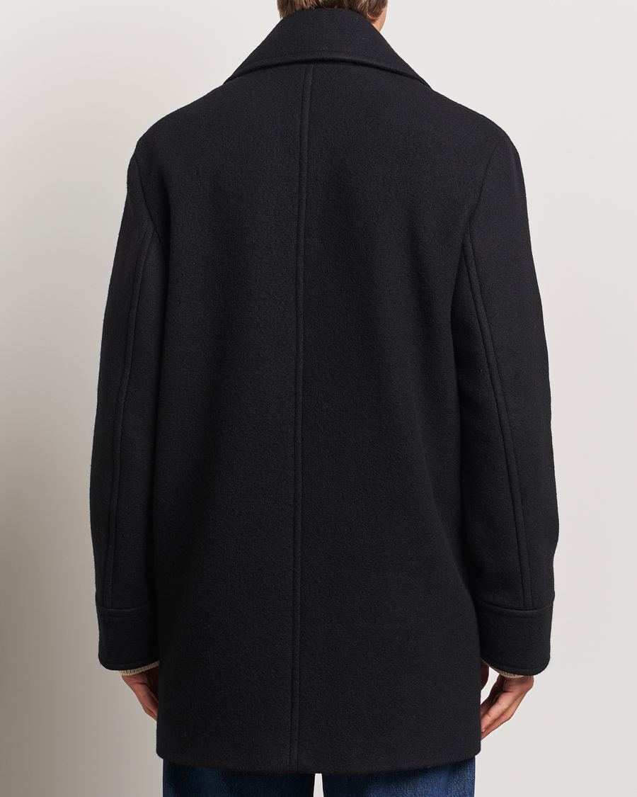 Herr | Jackor | J.Lindeberg | Arno Double Breasted Coat Black