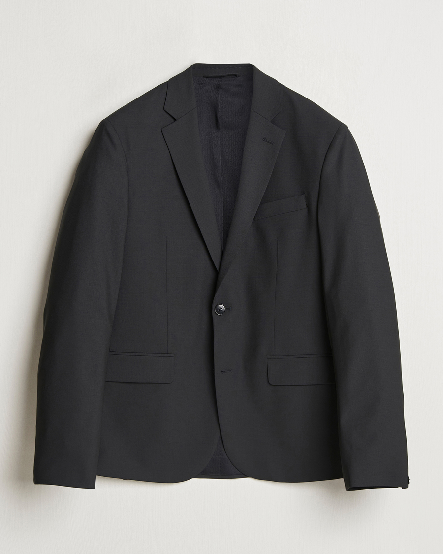 Herr | Kavajer | J.Lindeberg | Elton Unlined Bi Stretch Travel Blazer Black