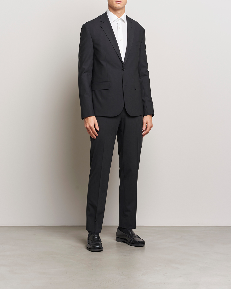 Herr | Kavajer | J.Lindeberg | Elton Unlined Bi Stretch Travel Blazer Black