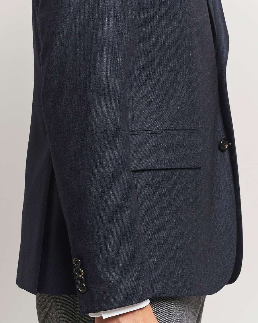 Herr | Kavajer | J.Lindeberg | Elton Unlined Cash Stretch Flannel Blazer Navy