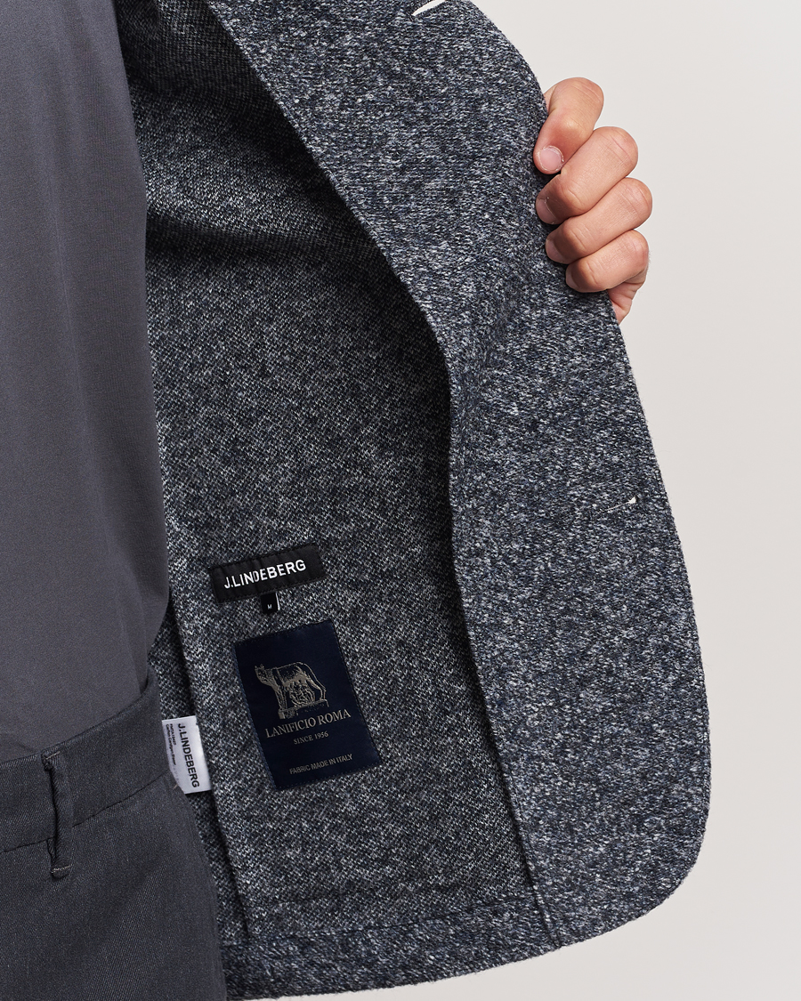 Herr | Kavajer | J.Lindeberg | Carlton Cardigan Blazer Black