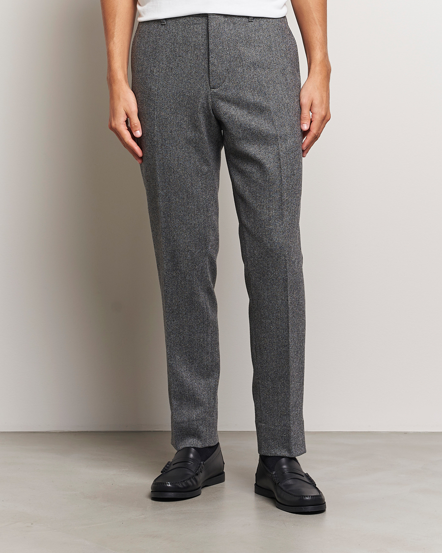 Herr | Byxor | J.Lindeberg | Soren Twill Cash Flannel Pants Night Owl