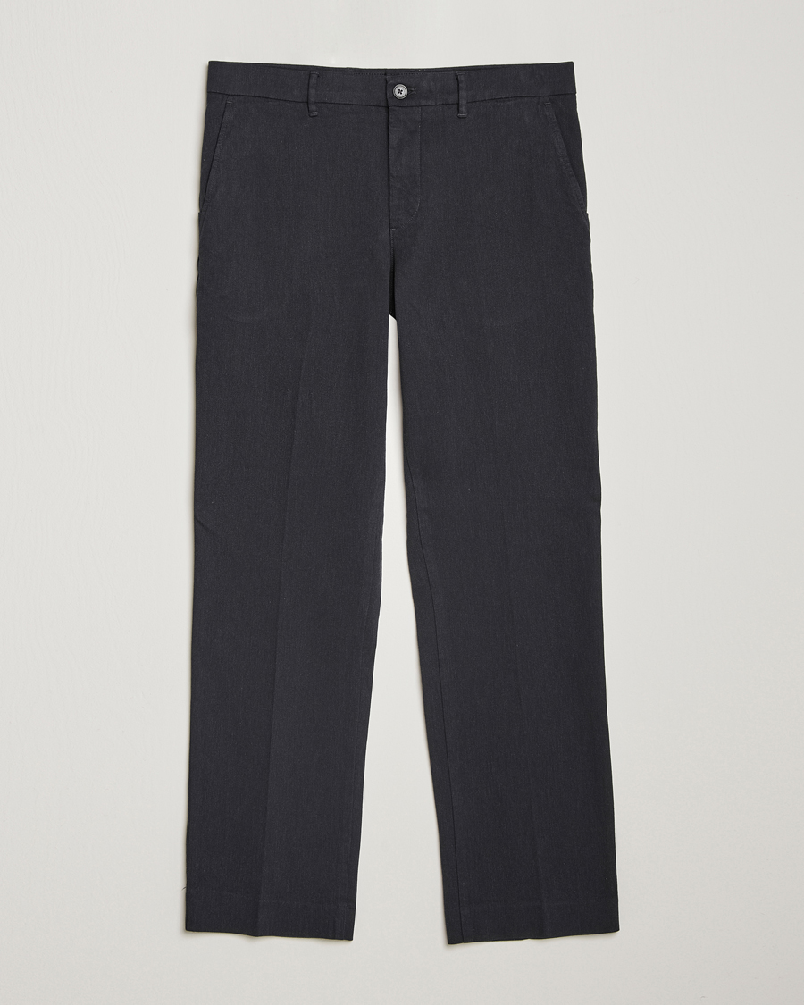 Herr | Byxor | J.Lindeberg | Lois Flannel Twill Pants Dark Grey