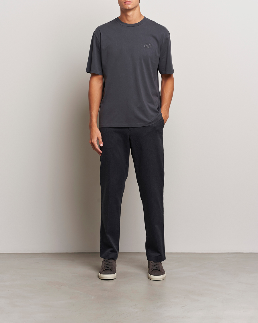 Herr | Byxor | J.Lindeberg | Lois Flannel Twill Pants Dark Grey