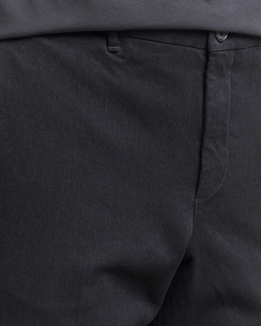 Herr | Byxor | J.Lindeberg | Lois Flannel Twill Pants Dark Grey