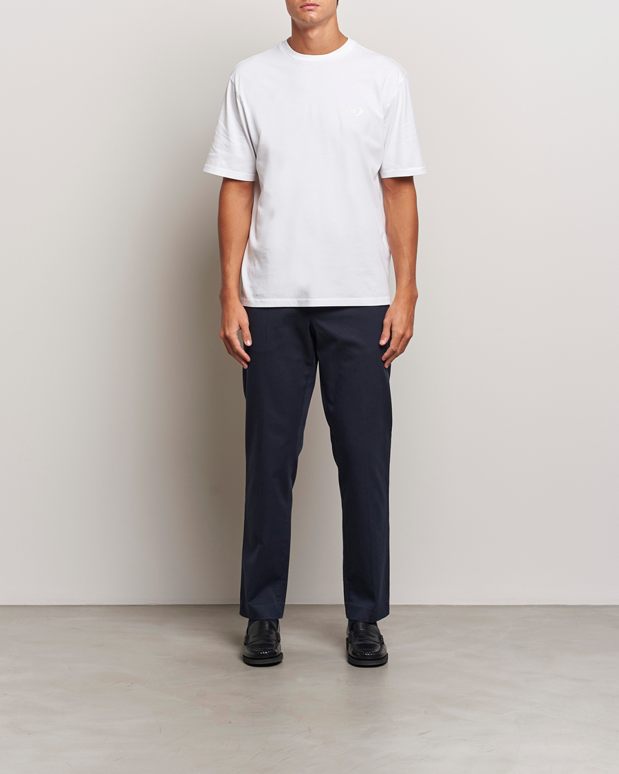 Herr | Byxor | J.Lindeberg | Lois Flannel Twill Pants Navy