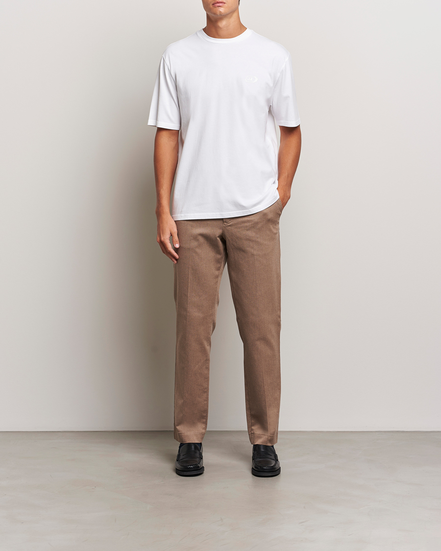 Herr | Byxor | J.Lindeberg | Lois Flannel Twill Pants Tiger Brown