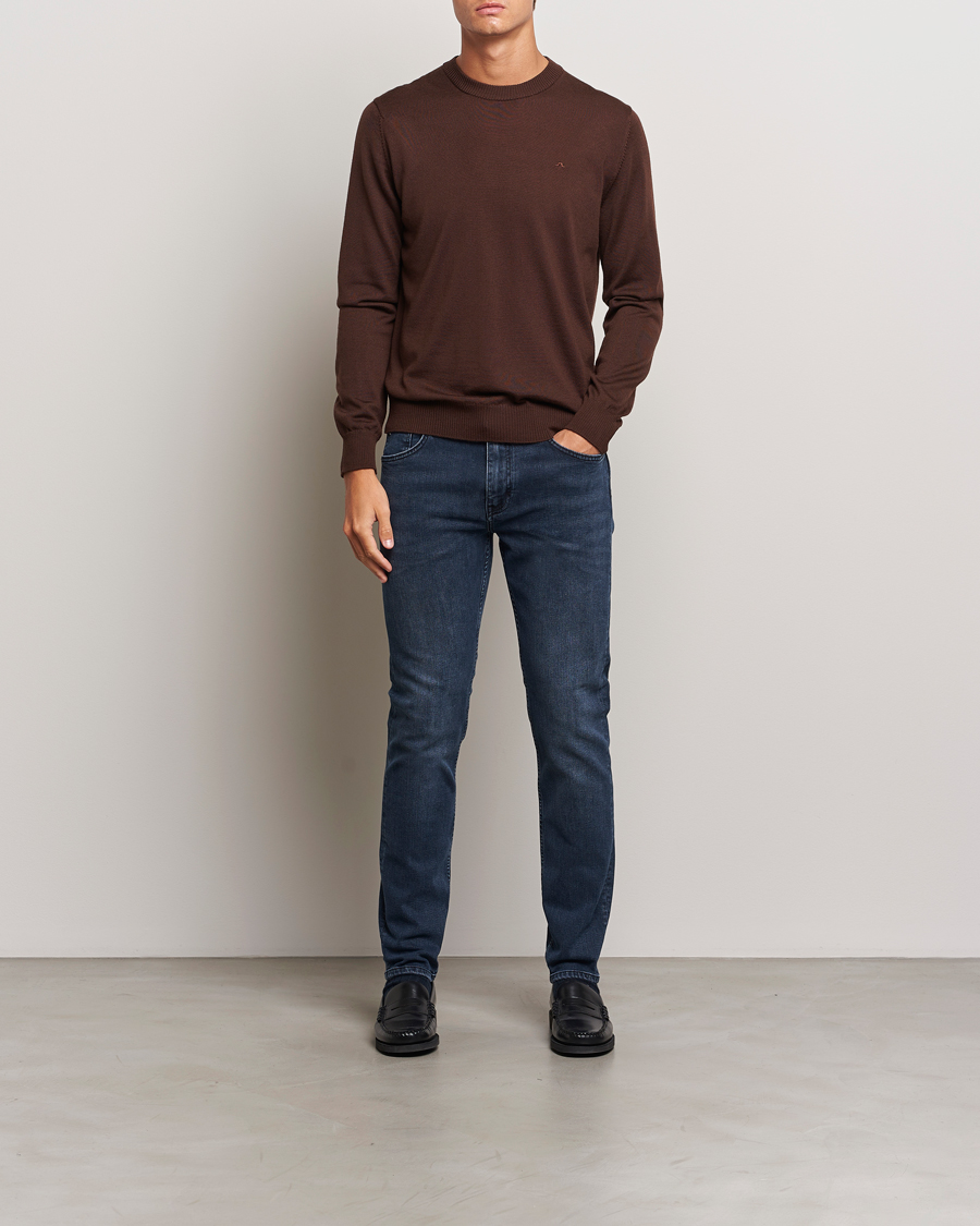 Herr | Jeans | J.Lindeberg | Jay Active Jeans Dark Blue