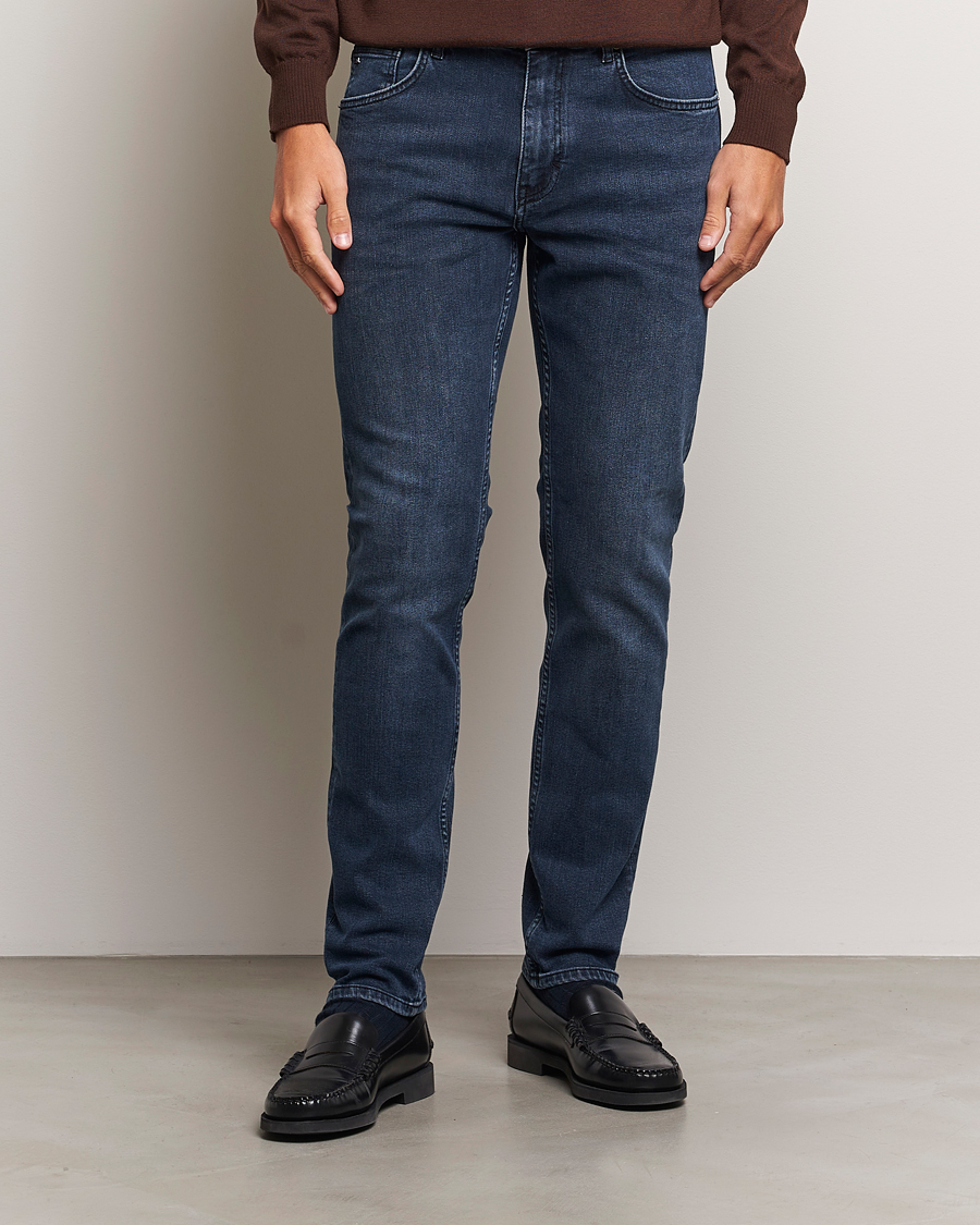 Herr | Jeans | J.Lindeberg | Jay Active Jeans Dark Blue