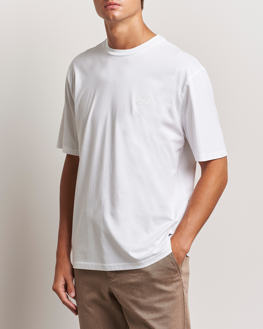 Herr | T-Shirts | J.Lindeberg | Hale Logo T-Shirt White
