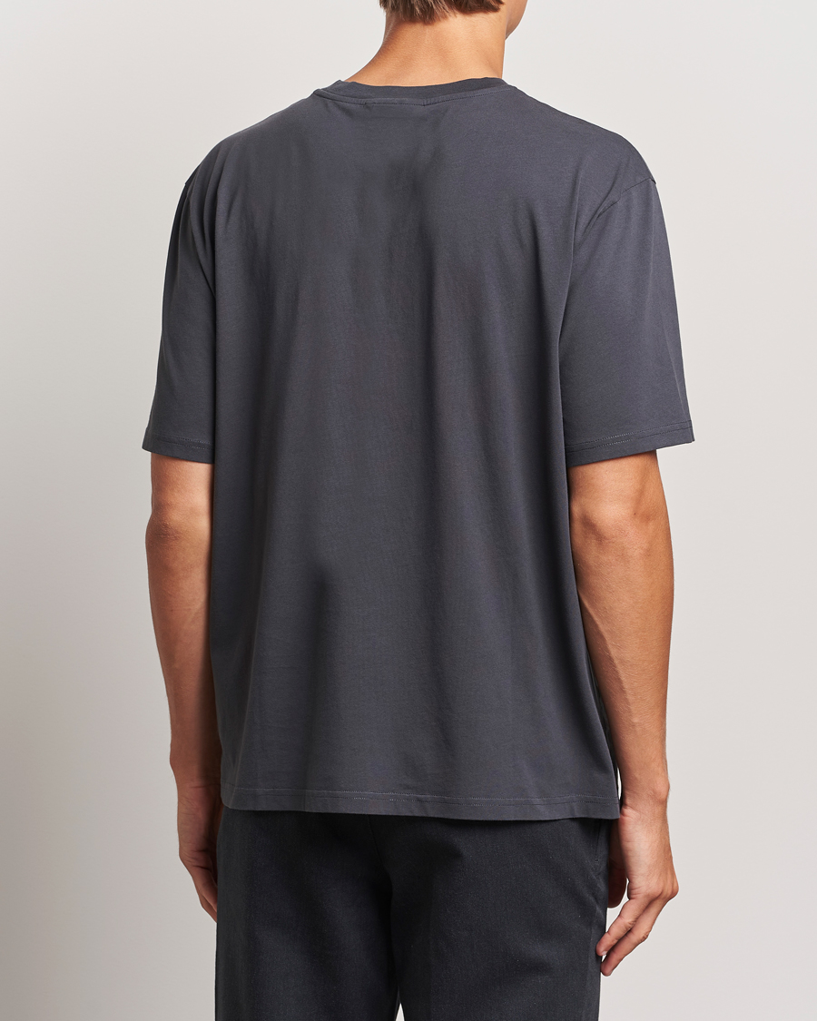 Herr | T-Shirts | J.Lindeberg | Hale Logo T-Shirt Washed Black