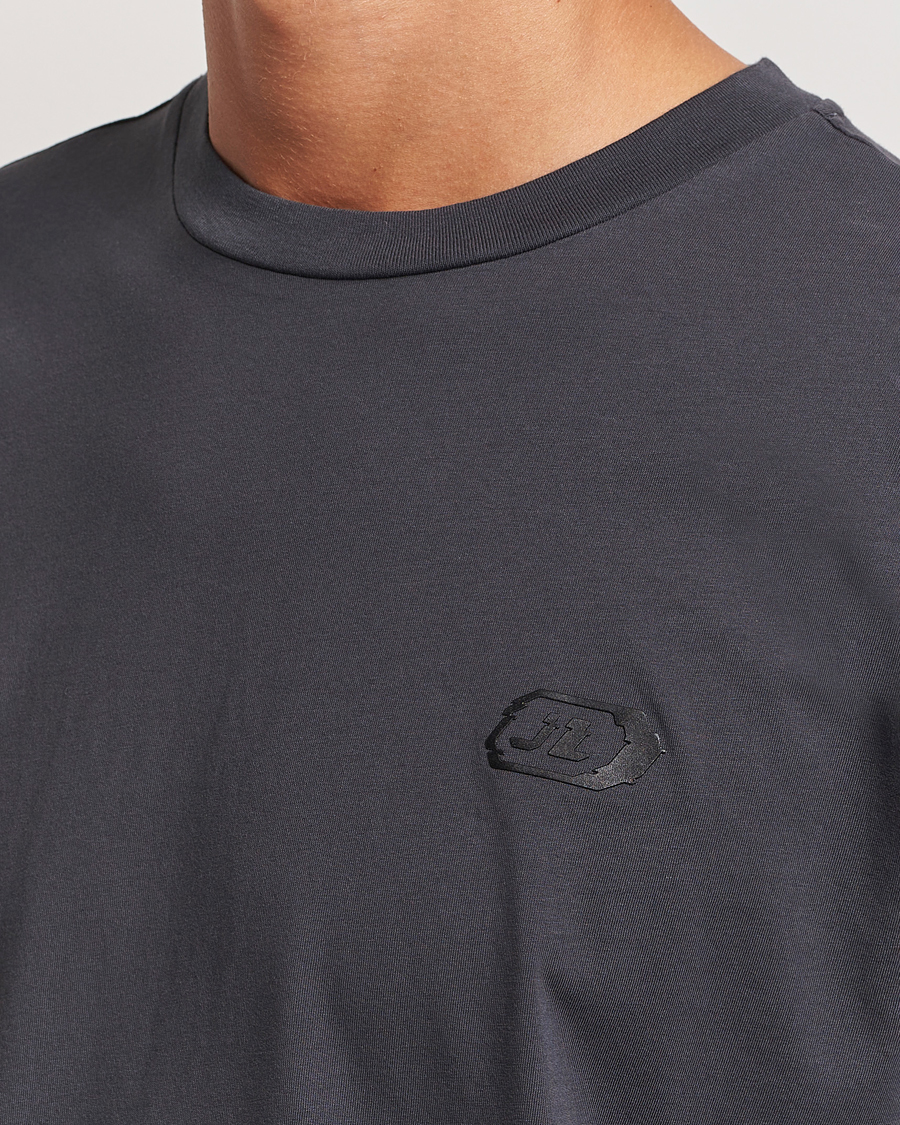 Herr | T-Shirts | J.Lindeberg | Hale Logo T-Shirt Washed Black