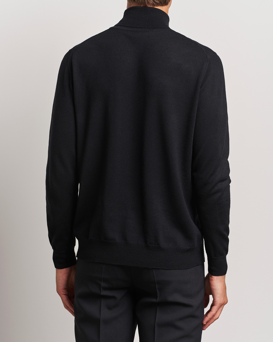 Herr | Tröjor | J.Lindeberg | Kaden Merino Turtleneck Black