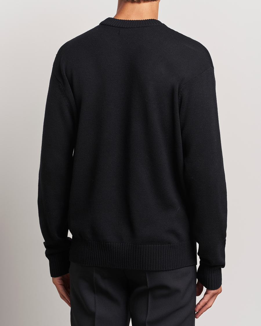 Herr | Tröjor | J.Lindeberg | Kino Merino Crew Neck Black