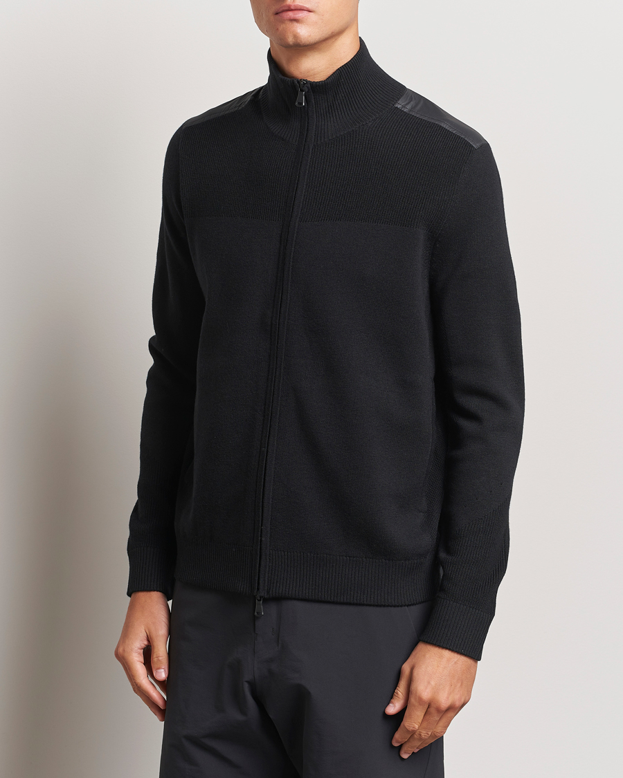 Herr | Tröjor | J.Lindeberg | Marty Hybrid Jacket Black