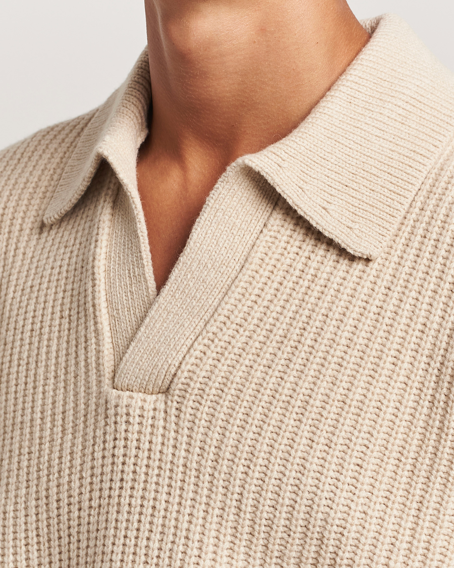 Herr | Tröjor | J.Lindeberg | Jethro Heavy Polo Knit Moonbeam