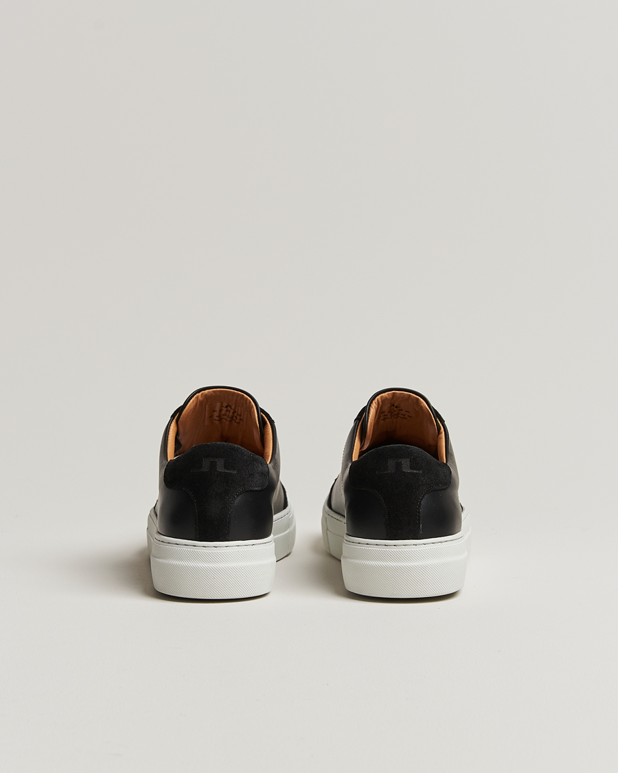 Herr | J.Lindeberg Art Signature Leather Sneaker Black | J.Lindeberg | Art Signature Leather Sneaker Black